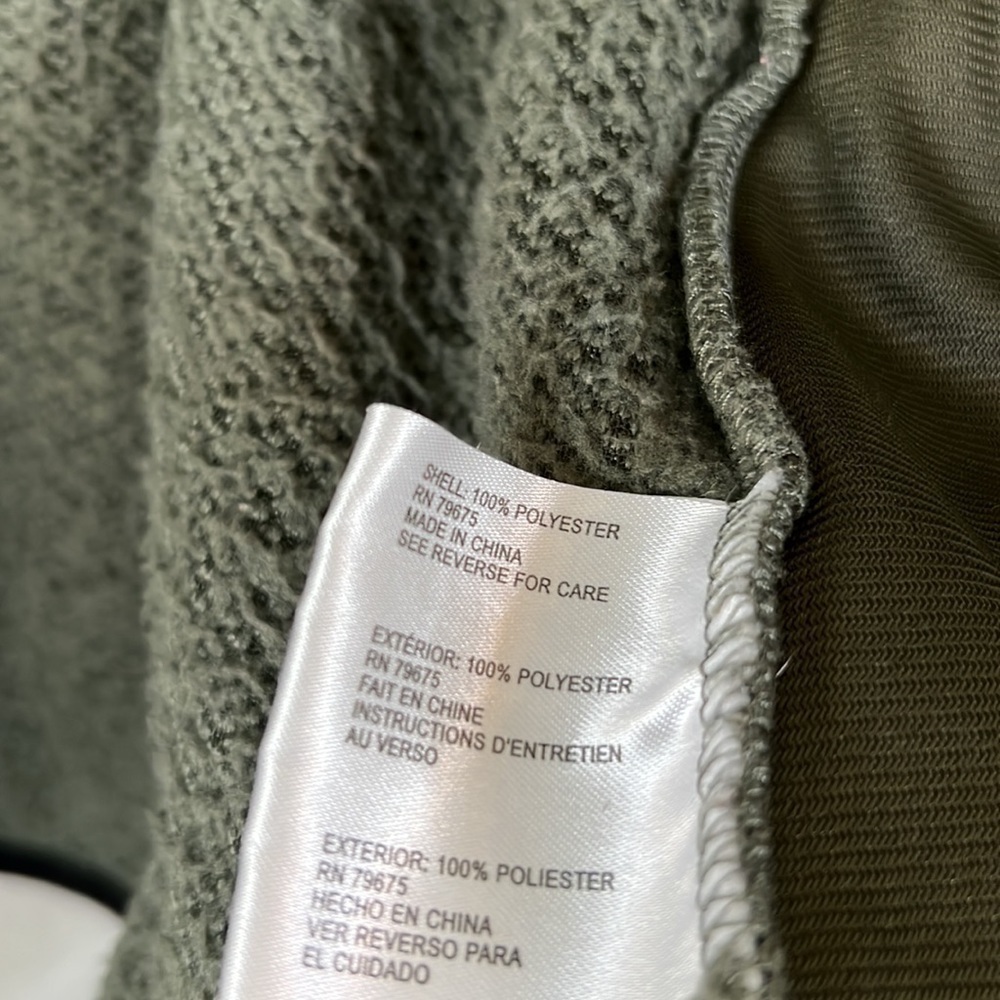 Lucky Brand Faux Shearling Colorblock Teddy Jacket Size S - Picture 11 of 11